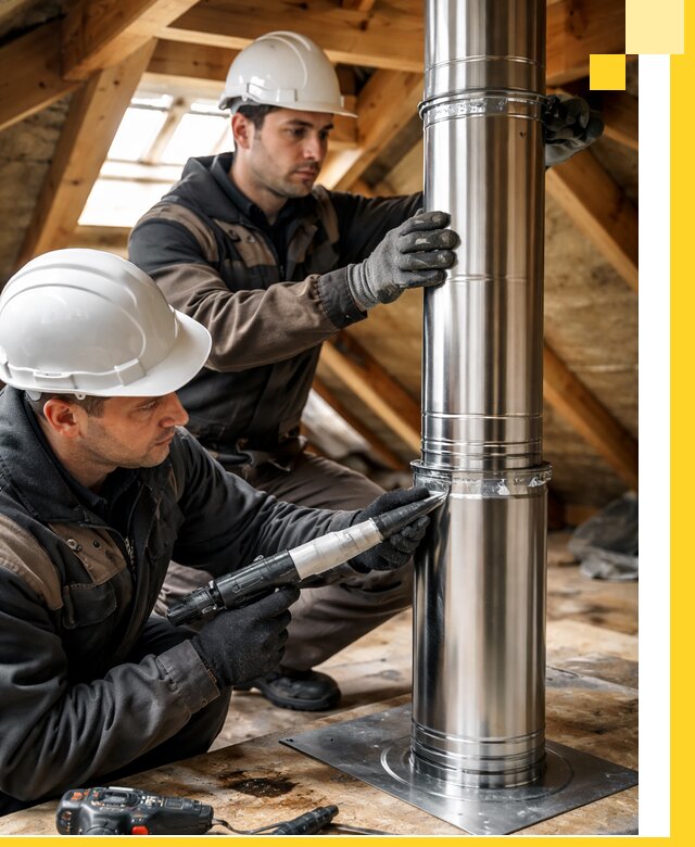 Монтаж дымоходов для каминов в Димитровграде с гарантией качества