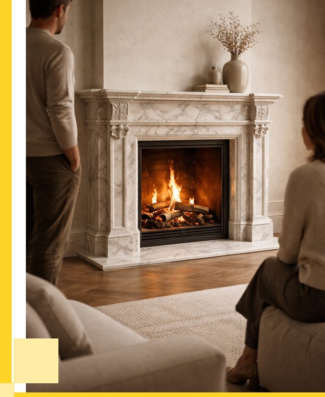 Мраморные камины под ключ в Димитровграде от 257575 р. | ЭриданДмт