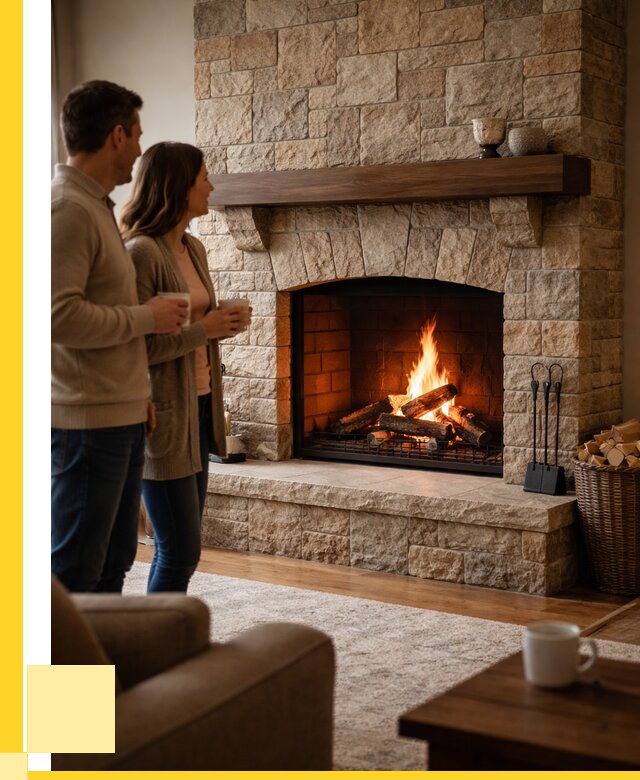 Каменные камины на заказ в Димитровграде от 185454 р. | ЭриданДмт