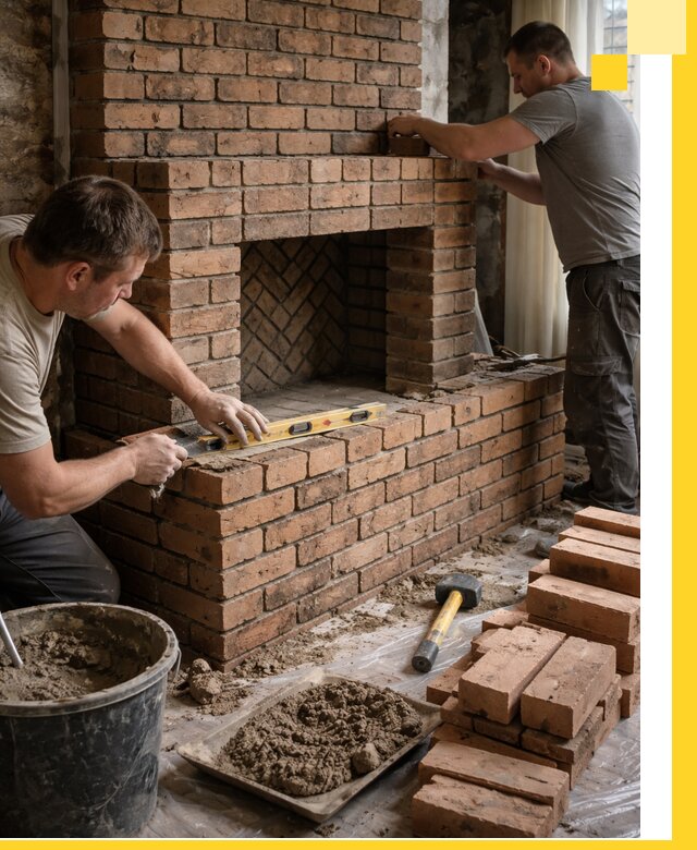 Изготовление и установка кирпичных каминов в Димитровграде