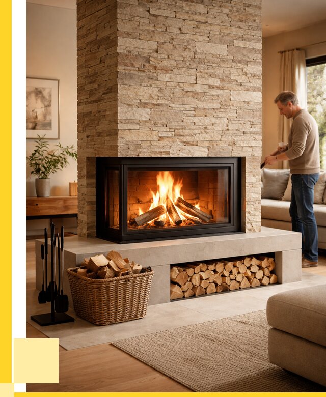 Дровяной камин под ключ в Димитровграде от 206060 р. | ЭриданДмт