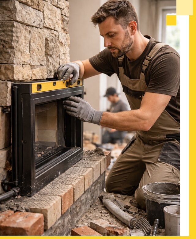 Дровяные камины под ключ в Димитровграде: монтаж, обустройство