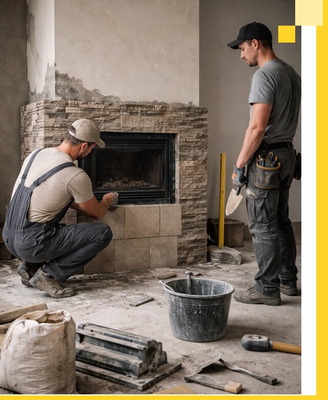 Камины под ключ в Димитровграде: проект, изготовление и монтаж