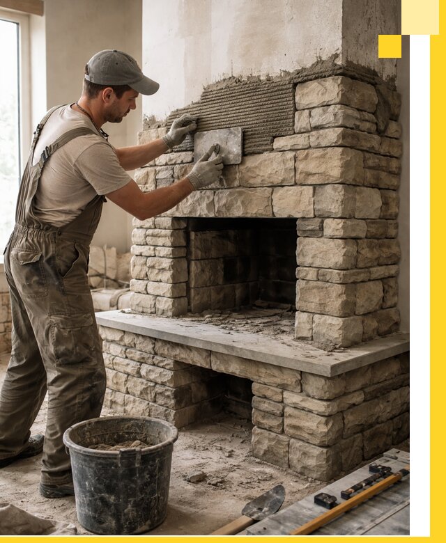 Строительство каминов под ключ в Димитровграде от проектирования до монтажа