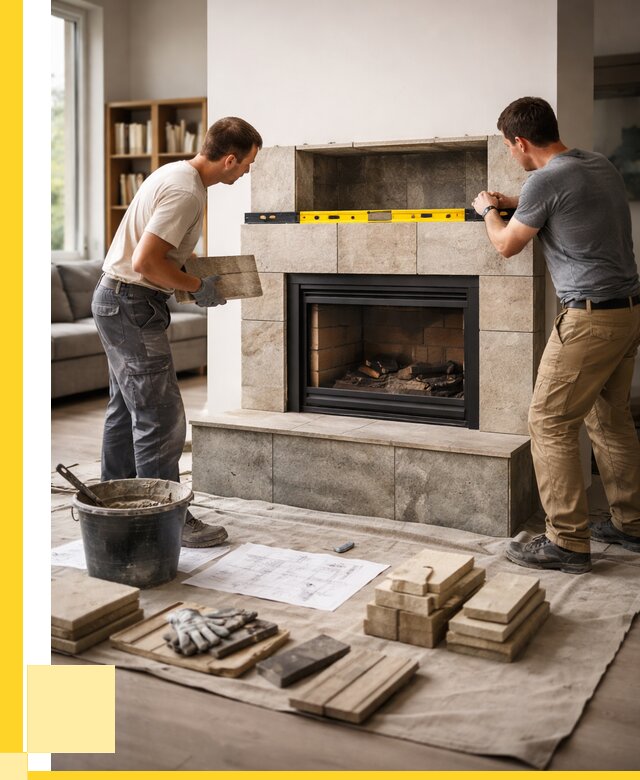 Монтаж каминов и установка в Димитровграде от 46364 р. | ЭриданДмт