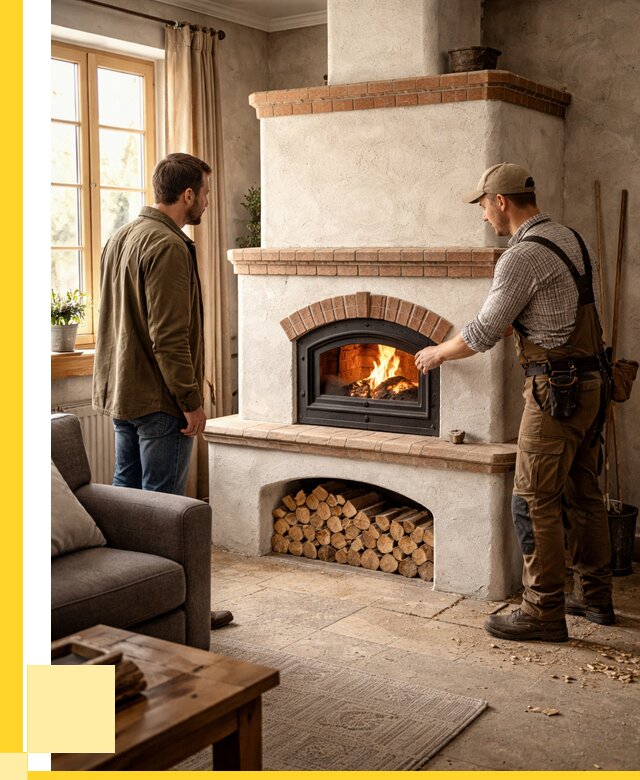 Печи камины в Димитровграде: кирпичные, изразцовые от 61818 р. | ЭриданДмт