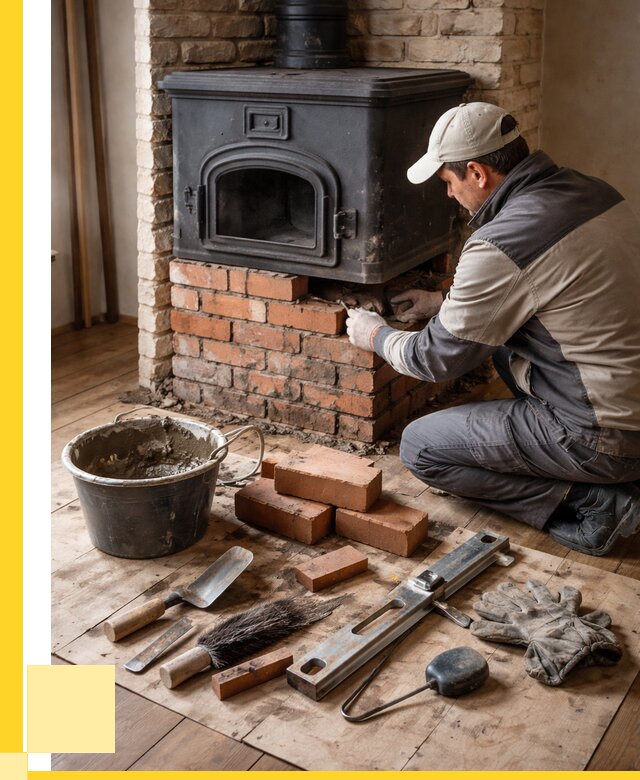 Ремонт печей в Димитровграде от 12364 р., услуги печника ЭриданДмт