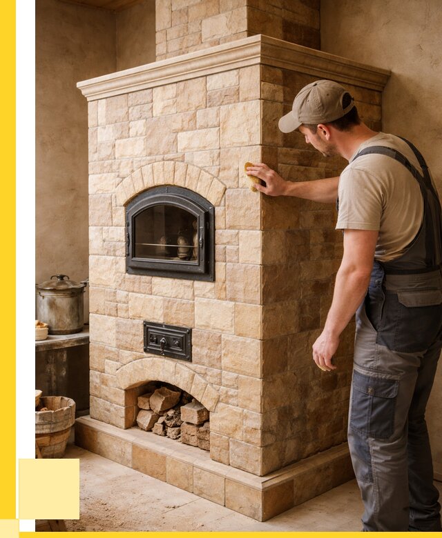 Облицовка печей в Димитровграде от 4636 р. под ключ | ЭриданДмт