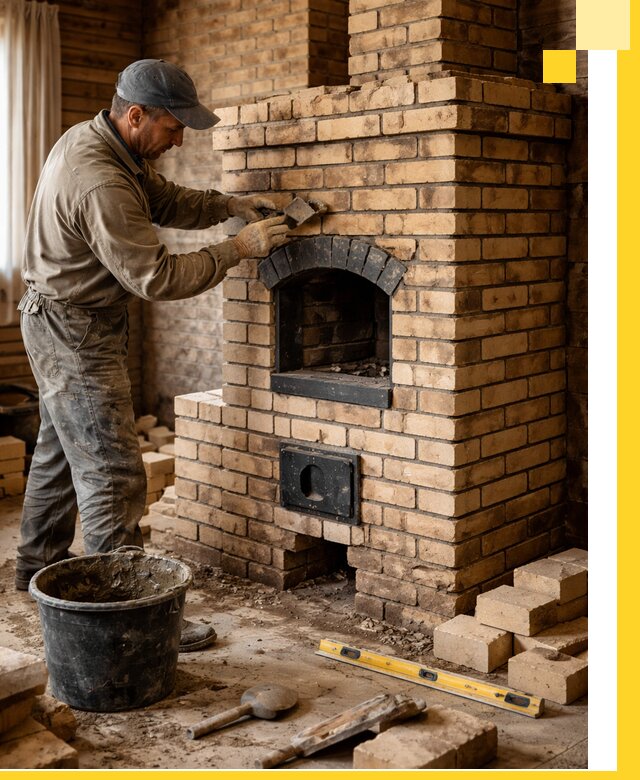 Кирпичные печи под ключ в Димитровграде: проектирование и кладка