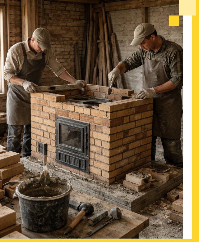 Изготовление и установка варочных печей под ключ в Димитровграде