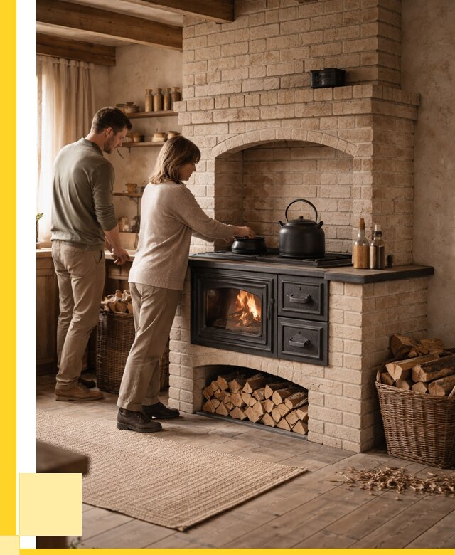 Печи с плитой в Димитровграде от 46364 р. | ЭриданДмт — кирпичная печь