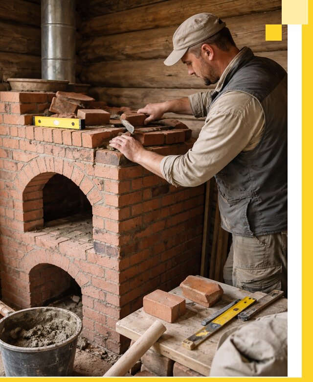 Изготовление и установка русских печей в Димитровграде под ключ