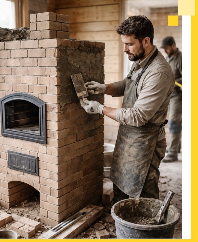 Изготовление и установка печей-шведок под ключ в Димитровграде