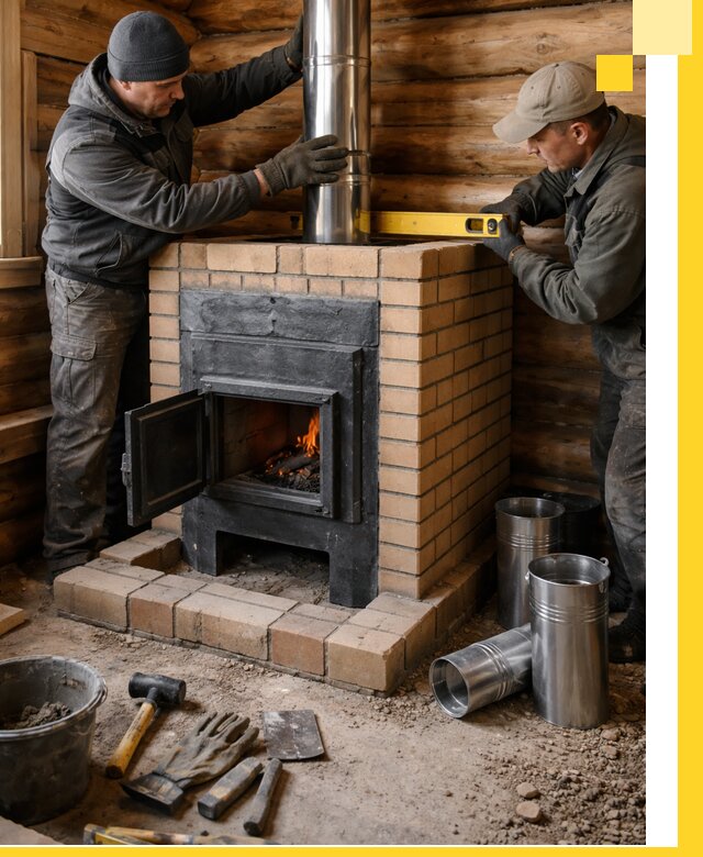 Проектирование, изготовление и установка банных печей в Димитровграде