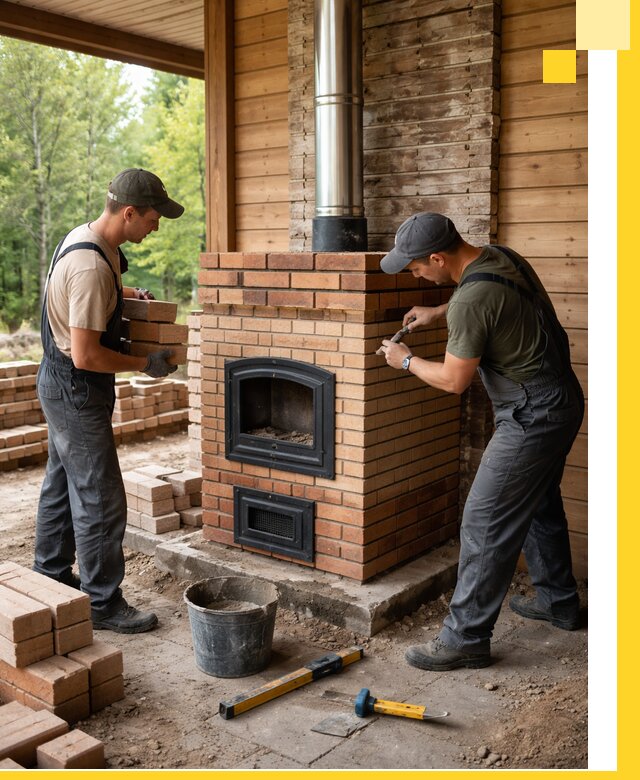 Производство и установка дачных печей под ключ в Димитровграде