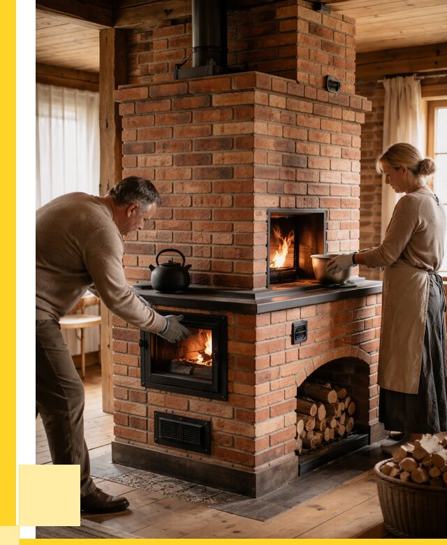 Печи для загородного дома под ключ в Димитровграде от 82424 р. | ЭриданДмт