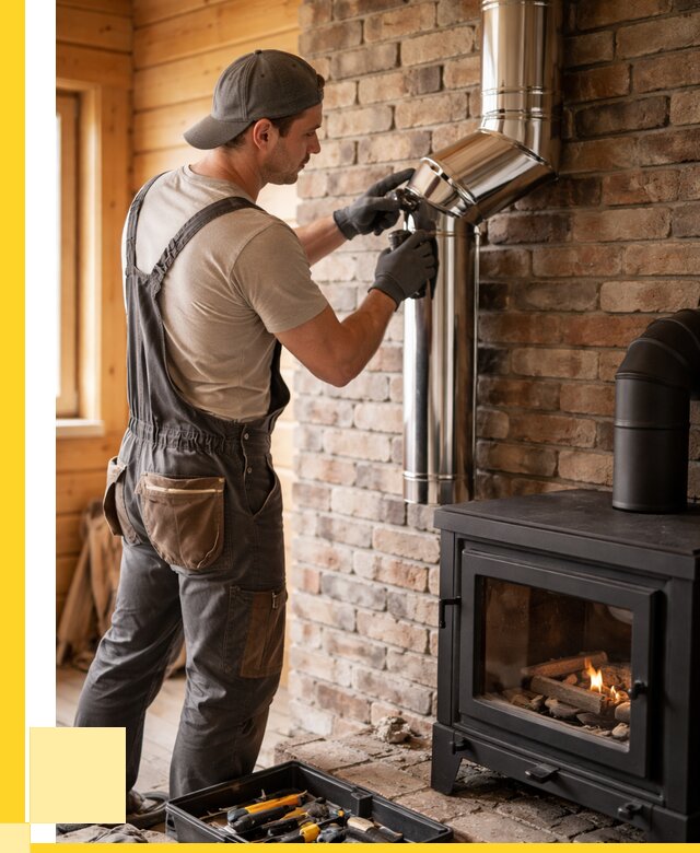Монтаж дымоходов для печей в Димитровграде от 7727 р. | ЭриданДмт