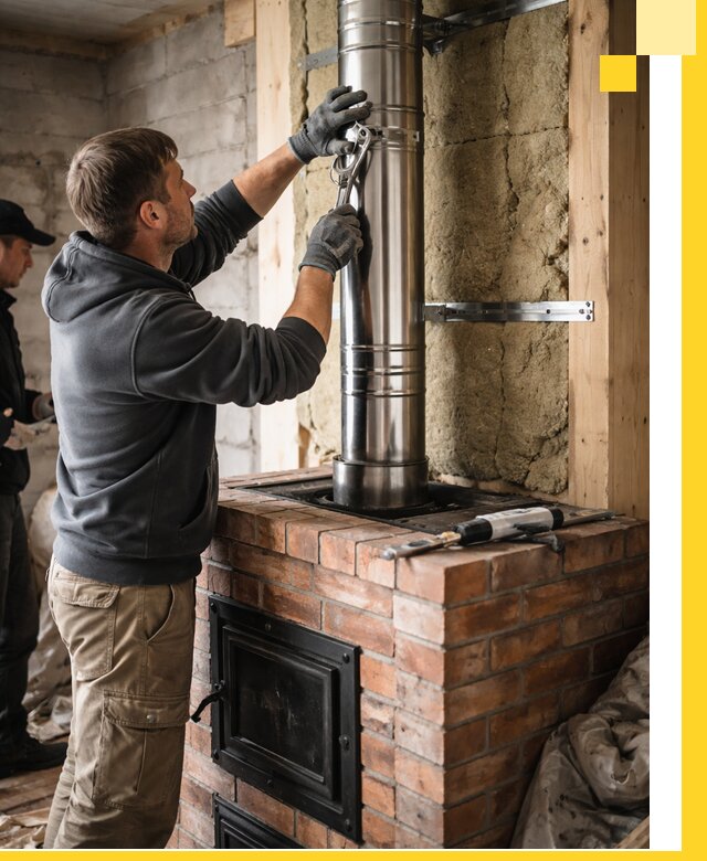 Изготовление и монтаж печей и дымоходов под ключ в Димитровграде