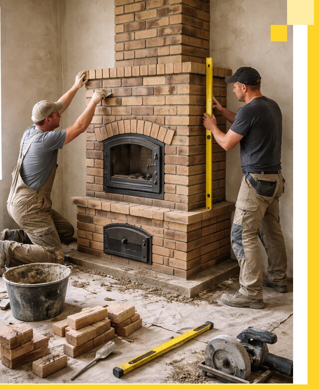 Продажа и установка печей и каминов для дома под ключ в Димитровграде