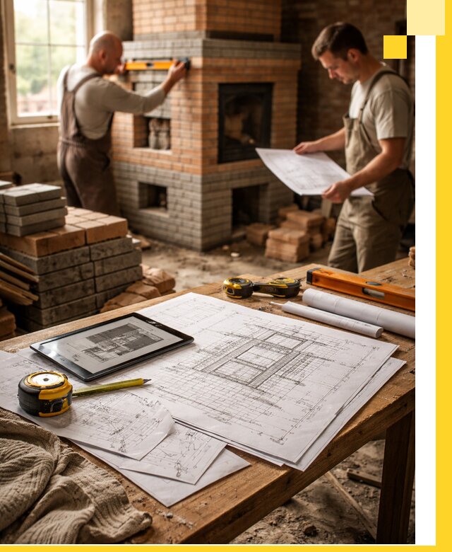 Проекты печей и каминов с индивидуальным дизайном в Димитровграде