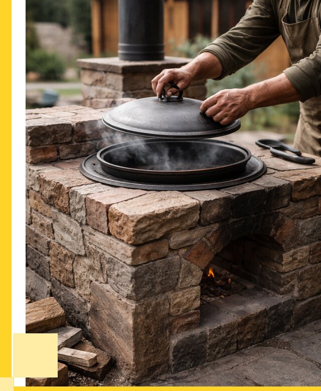 Печи для казана в Димитровграде по цене от 18545 р. | ЭриданДмт