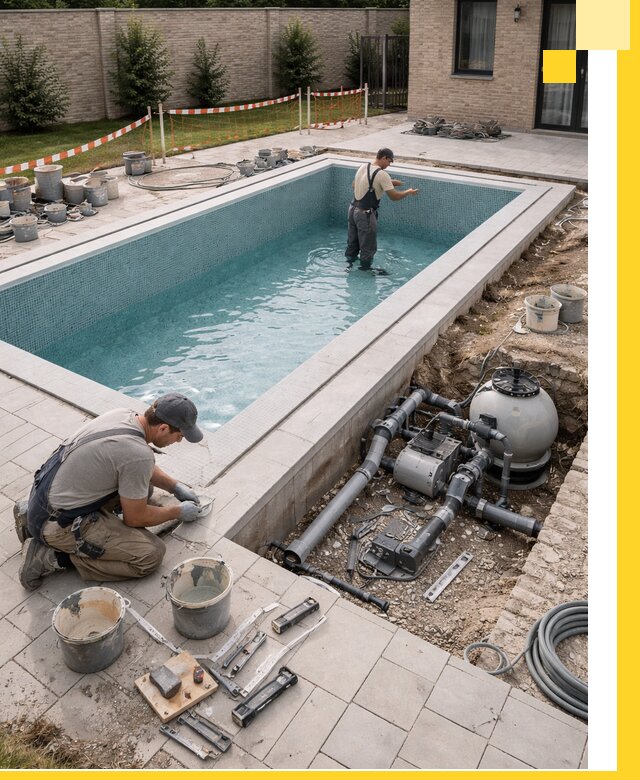 Строительство бассейнов под ключ в Димитровграде: проекты и монтаж