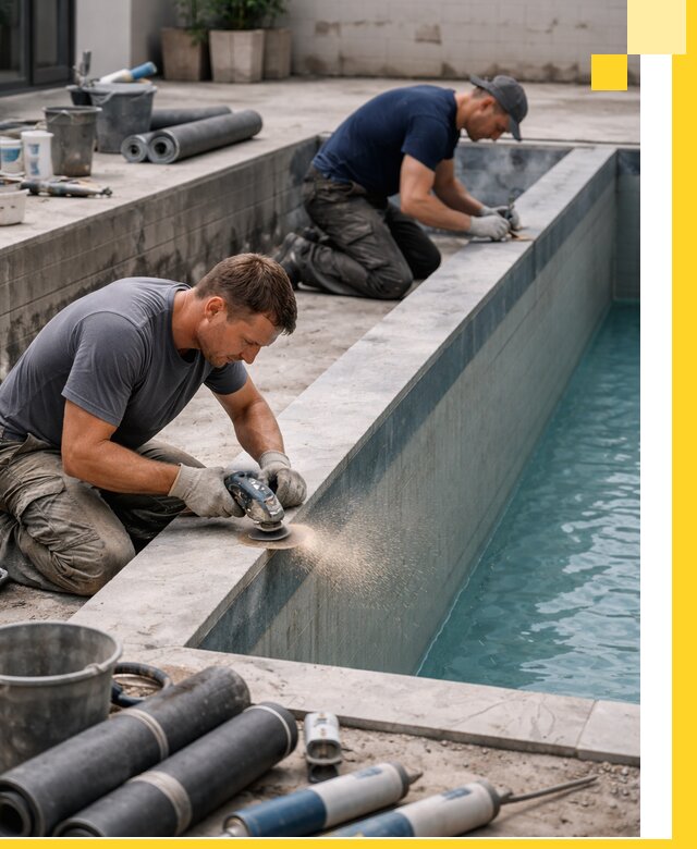 Профессиональный ремонт бассейнов под ключ в Димитровграде