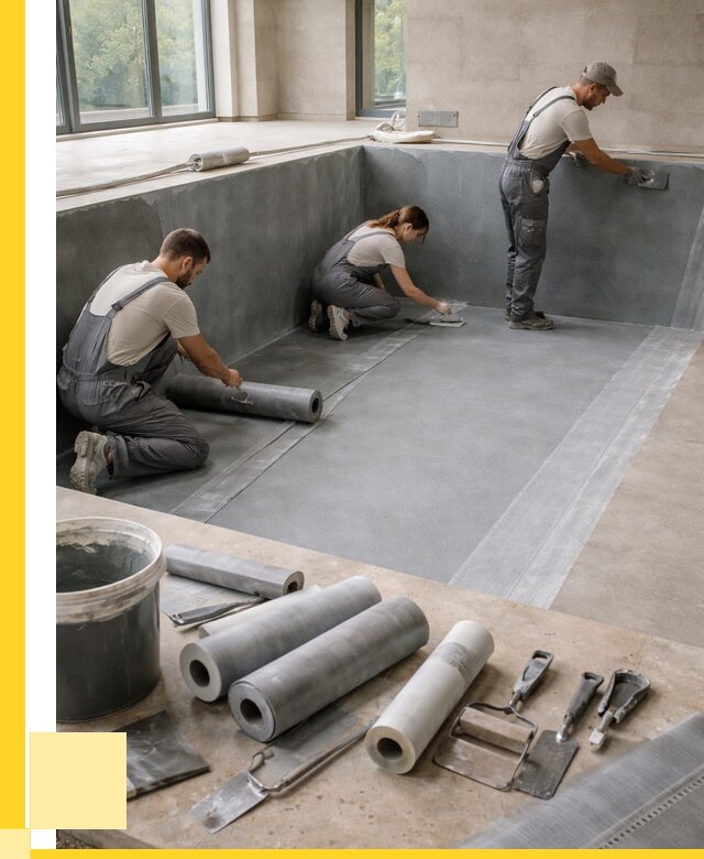 Гидроизоляция бассейнов в Димитровграде от 2061 р., ЭриданДмт