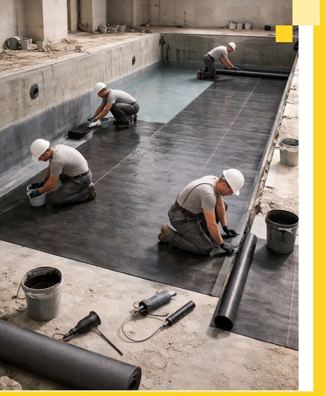 Профессиональная гидроизоляция бассейнов и чаш в Димитровграде под ключ