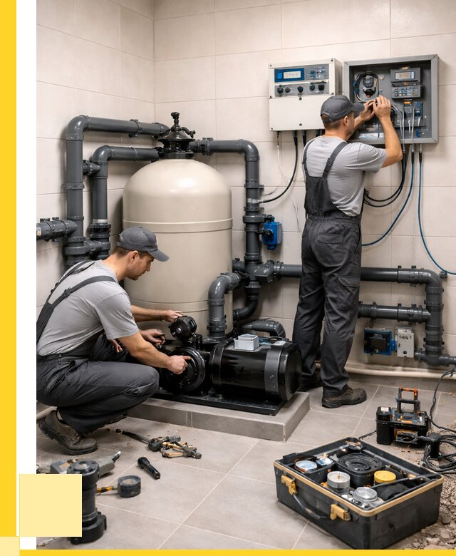 Монтаж оборудования для бассейнов в Димитровграде от 41212 р. | ЭриданДмт