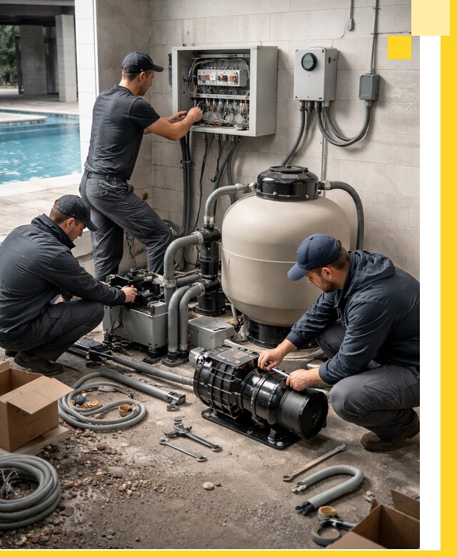 Профессиональный монтаж оборудования для бассейнов в Димитровграде