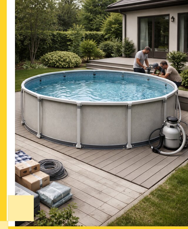 Купить каркасные бассейны в Димитровграде от 46364 р. | ЭриданДмт