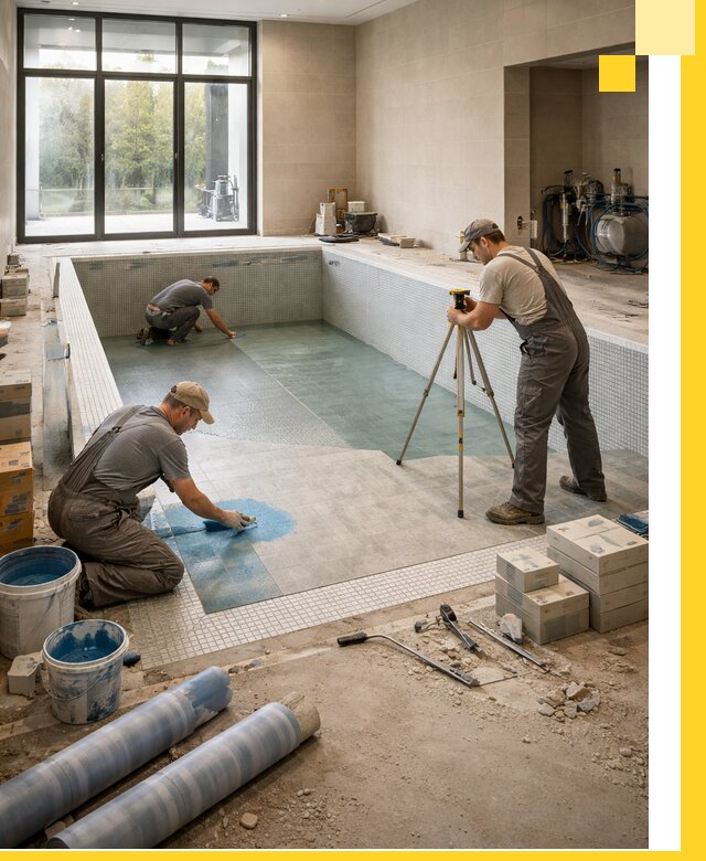 Проект и строительство закрытых бассейнов в Димитровграде под ключ