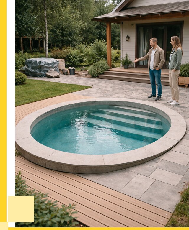 Бассейн на даче под ключ в Димитровграде от 206060 р., ЭриданДмт