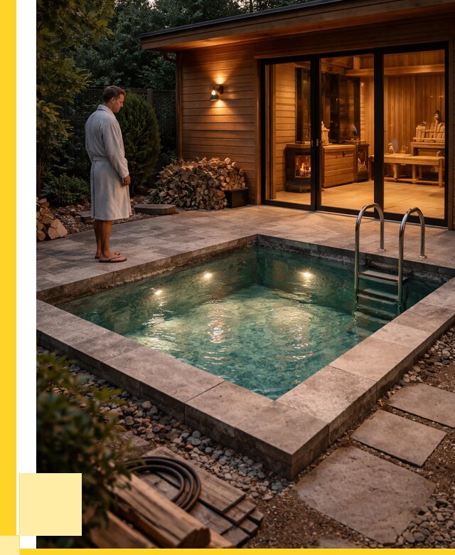 Бани с бассейном под ключ в Димитровграде от 97879 р. | ЭриданДмт