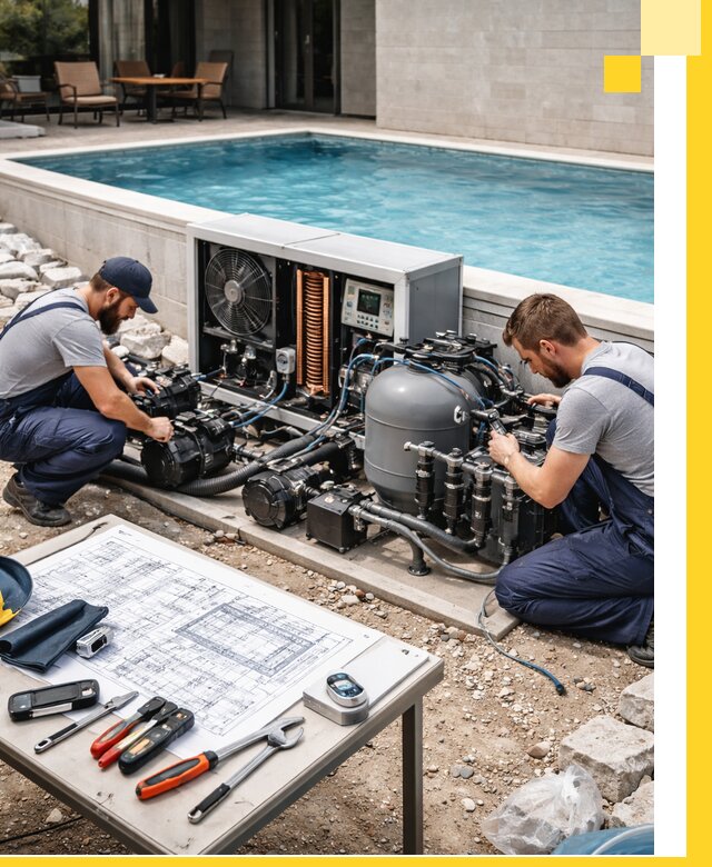 Проектирование и монтаж бассейнов с подогревом в Димитровграде