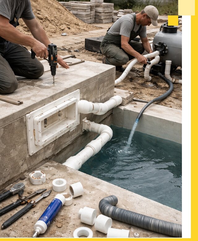 Строительство скиммерных бассейнов под ключ в Димитровграде