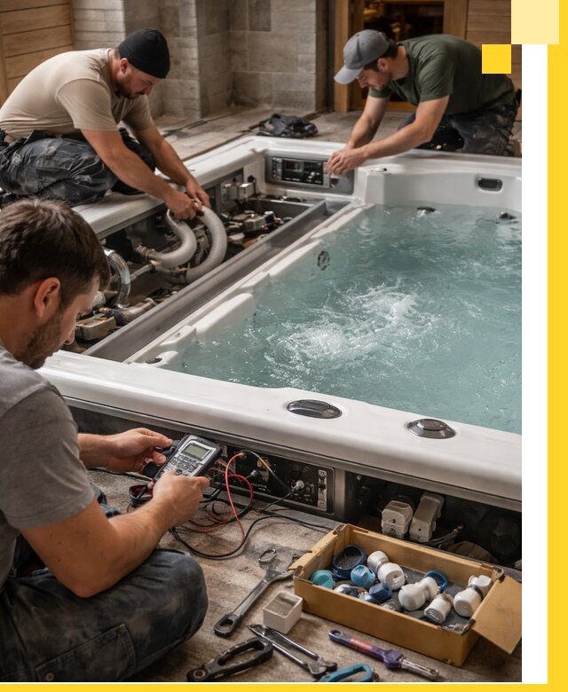 Гидромассажные бассейны под ключ в Димитровграде, дизайн и монтаж