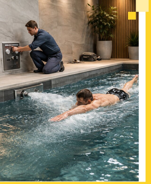 Проектирование и монтаж бассейнов с противотоком в Димитровграде