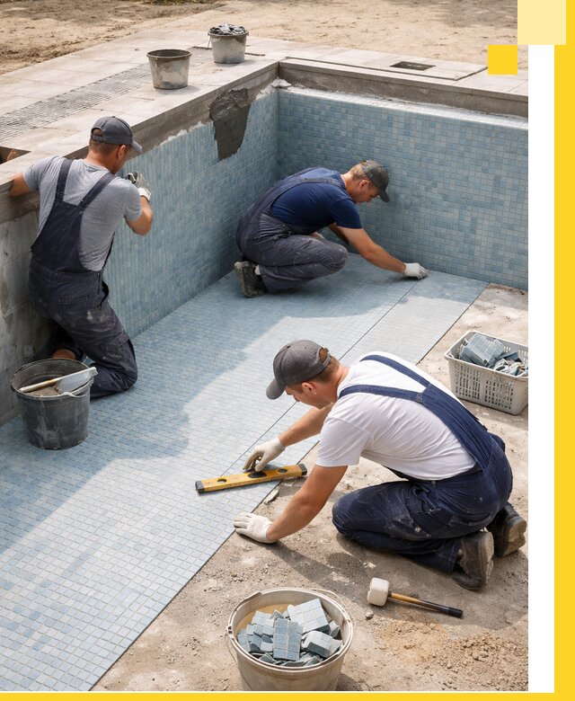 Укладка и установка плитки для бассейнов под ключ в Димитровграде