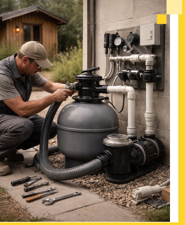 Продажа и монтаж фильтров и насосов для бассейнов в Димитровграде