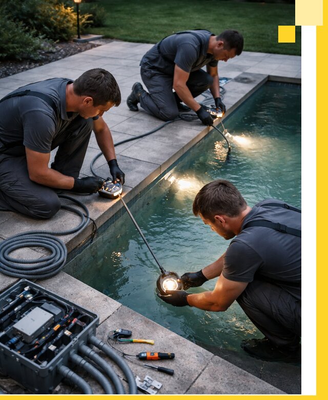 Профессиональное освещение бассейнов в Димитровграде: дизайн и монтаж