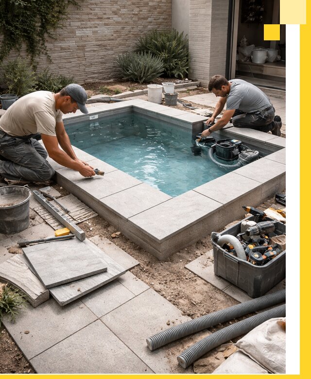 Мини бассейны под ключ в Димитровграде, дизайн и установка