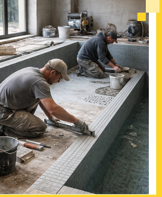 Строительство бассейна в частном доме в Димитровграде под ключ