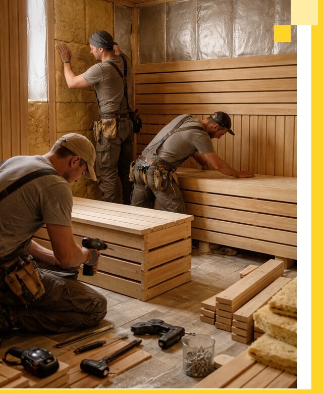 Профессиональное строительство саун под ключ в Димитровграде