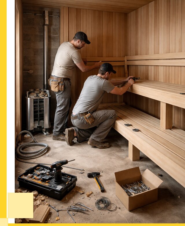 Монтаж саун под ключ в Димитровграде от 123636 р. | ЭриданДмт