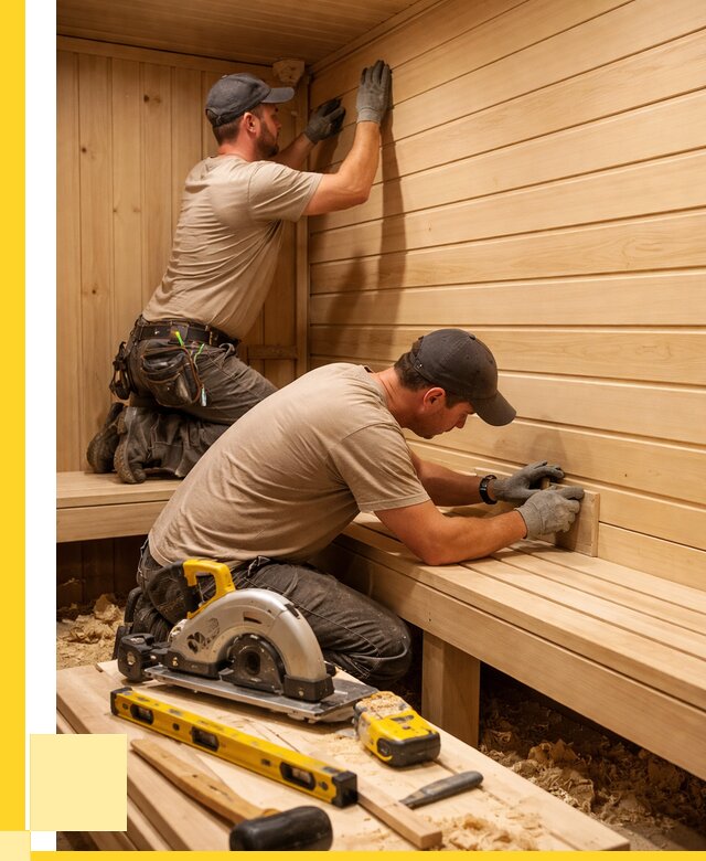 Обшивка саун вагонкой в Димитровграде от 2576 р. | ЭриданДмт