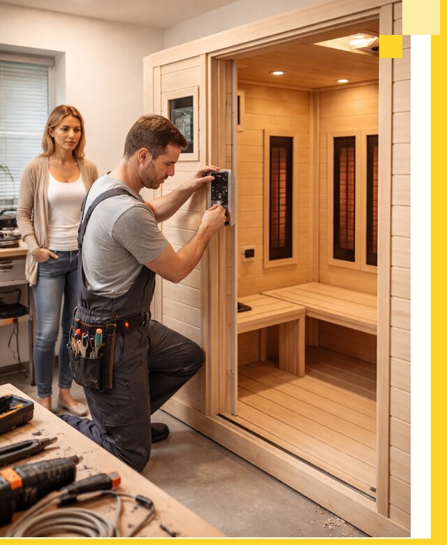 Инфракрасные сауны под ключ в Димитровграде продажа и установка