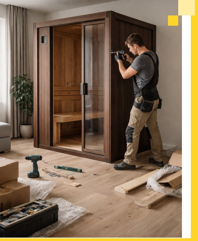 Установка и производство мини саун под ключ в Димитровграде