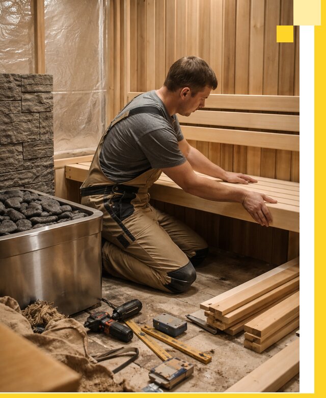 Сауны для дома под ключ с проектированием и монтажом в Димитровграде